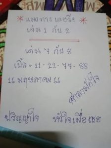 หวยศาลาพักใจ 16/5/66