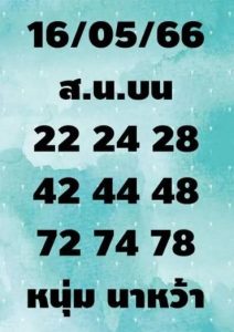 หวยหนุ่มนาหว้า 16/5/66