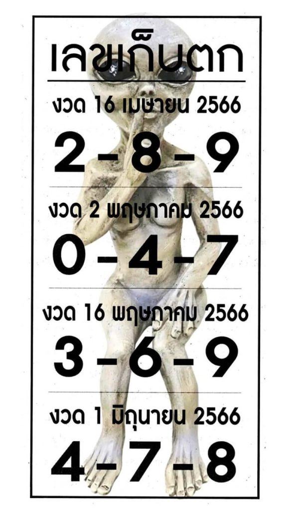 เลขเก็บตก 1/6/66