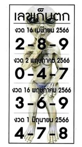เลขเก็บตก 16/5/66