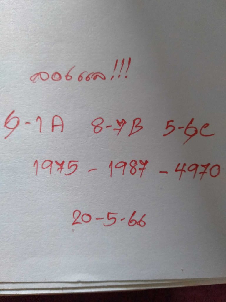 แนวทางหวยมาเลย์ 20/5/66 ชุดที่ 2