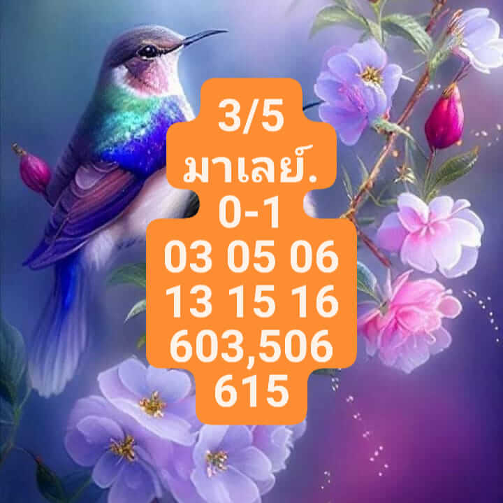 แนวทางหวยมาเลย์ 3/5/66 ชุดที่ 3