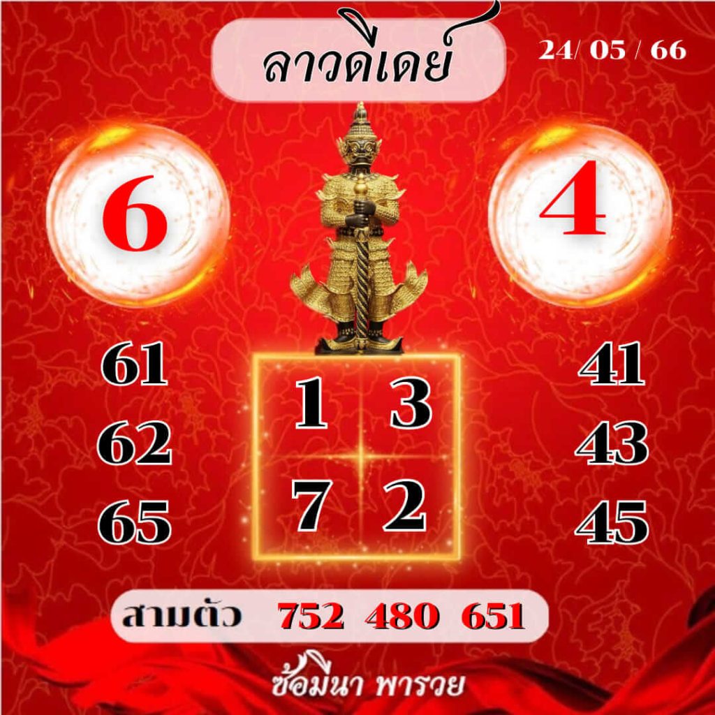 แนวทางหวยลาว 24/5/66 ชุดที่ 14