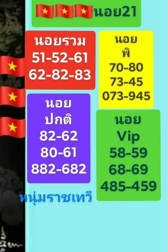 แนวทางหวยฮานอย 21/5/66 ชุดที่ 1