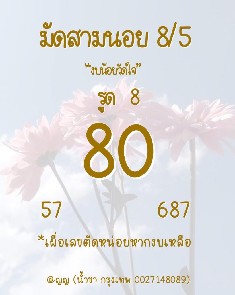 แนวทางหวยฮานอย 8/5/66 ชุดที่ 3