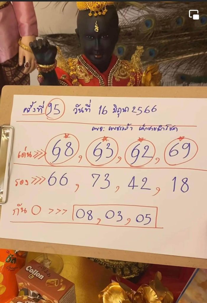 หวยเด็กชายเพชรกล้า 16/6/66