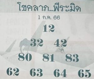 หวยโชคลาภพีระมิด 1/7/66
