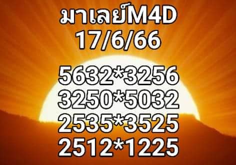 แนวทางหวยมาเลย์ 17/6/66 ชุดที่ 3