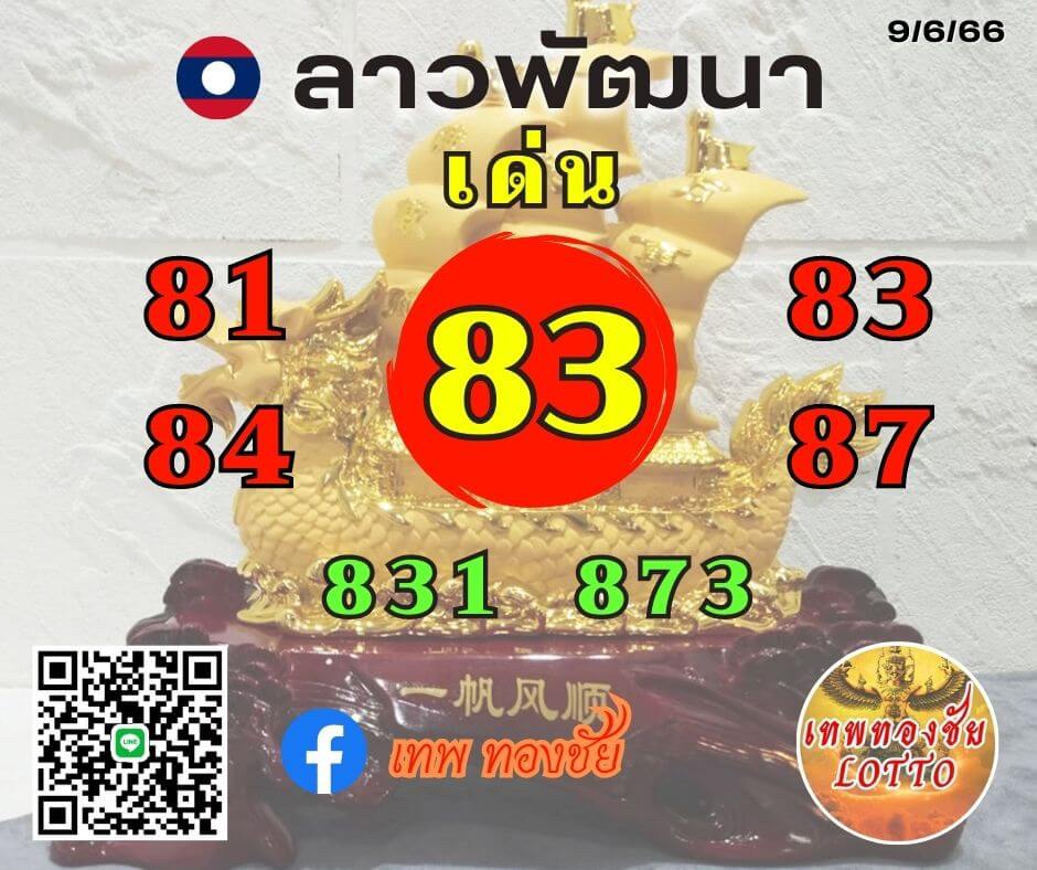 แนวทางหวยลาว 9/6/66 ชุดที่ 7