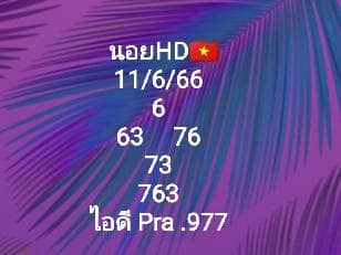 แนวทางหวยฮานอย 11/6/66 ชุดที่ 10