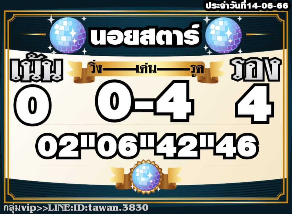 แนวทางหวยฮานอย 14/6/66 ชุดที่ 3