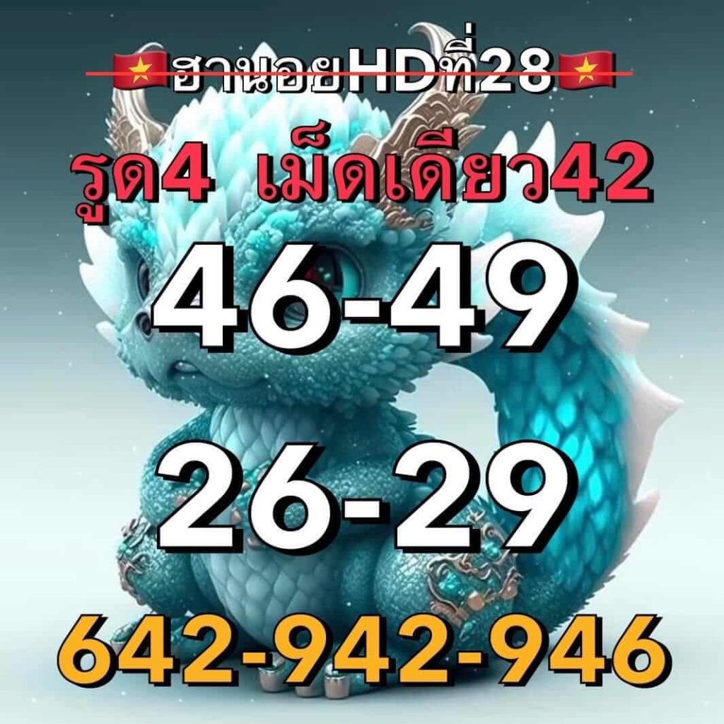 แนวทางหวยฮานอย 28/6/66 ชุดที่ 14