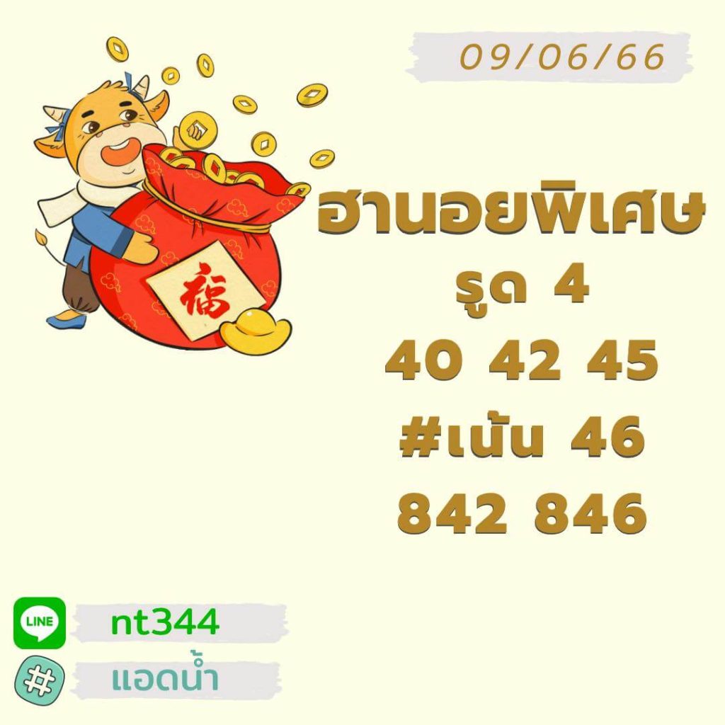 แนวทางหวยฮานอย 9/6/66 ชุดที่ 13