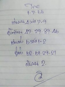 หวยอาจารย์วิ 1/7/66