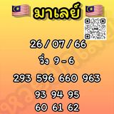 แนวทางหวยมาเลย์ 26/7/66 ชุดที่ 15