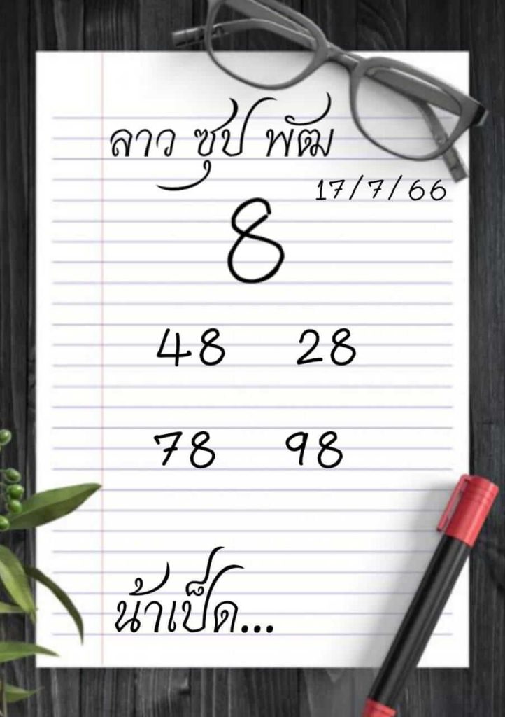 แนวทางหวยลาว 17/7/66 ชุดที่ 3