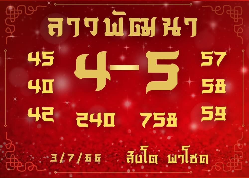 แนวทางหวยลาว 3/7/66 ชุดที่ 10