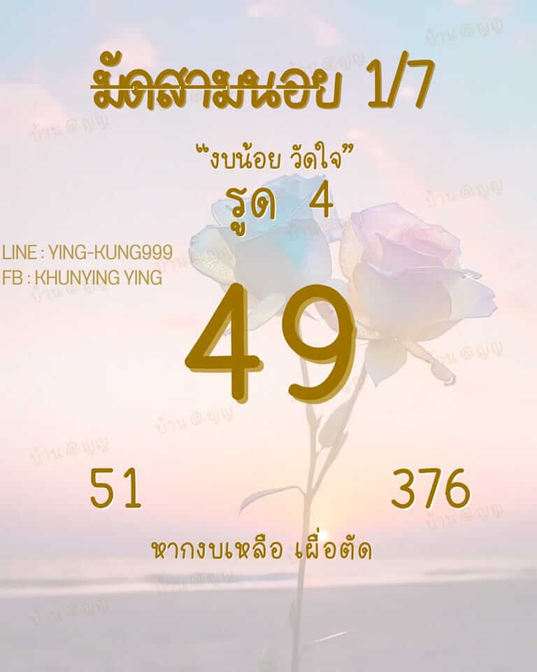 แนวทางหวยฮานอย 1/7/66 ชุดที่ 8