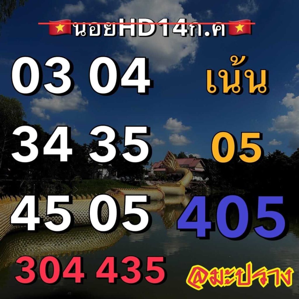 แนวทางหวยฮานอย 14/7/66 ชุดที่ 10