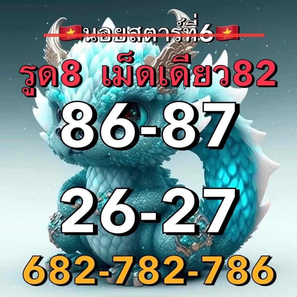 แนวทางหวยฮานอย 6/7/66 ชุดที่ 6