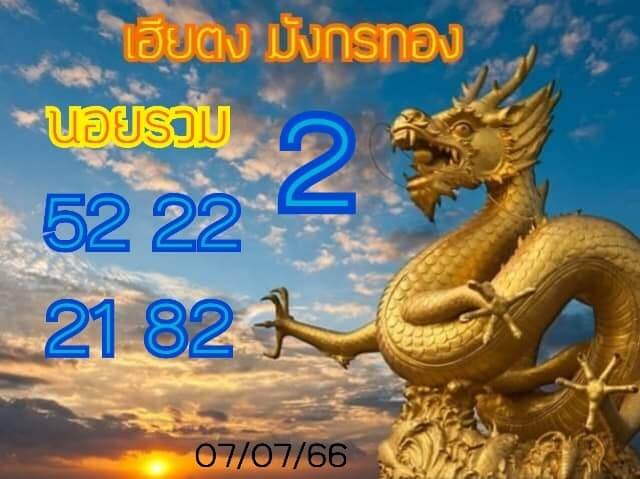 แนวทางหวยฮานอย 7/7/66 ชุดที่ 10