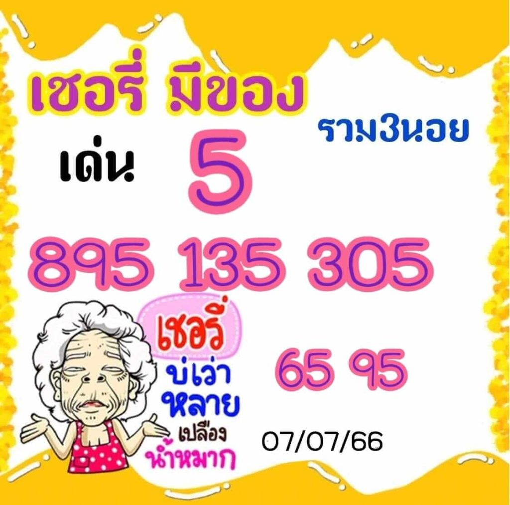 แนวทางหวยฮานอย 7/7/66 ชุดที่ 9