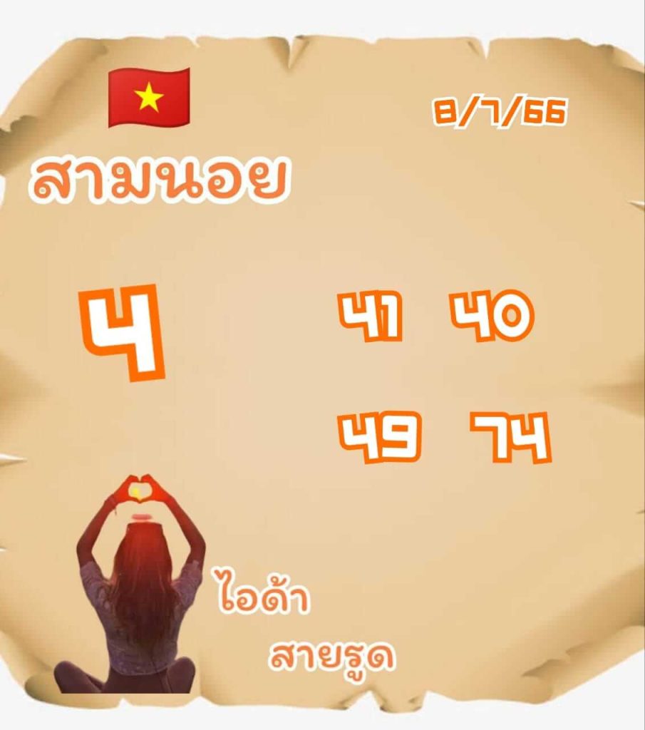 แนวทางหวยฮานอย 8/7/66 ชุดที่ 2