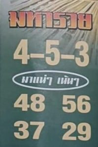 หวยมหารวย 1/9/66