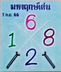 หวยมหาฤกษ์เด่น 1/9/66