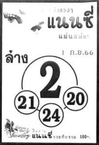 หวยแนนซี่ 1/9/66