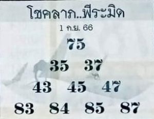 หวยโชคลาภพีระมิด 1/9/66
