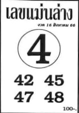 เลขแม่นล่าง 16/8/66