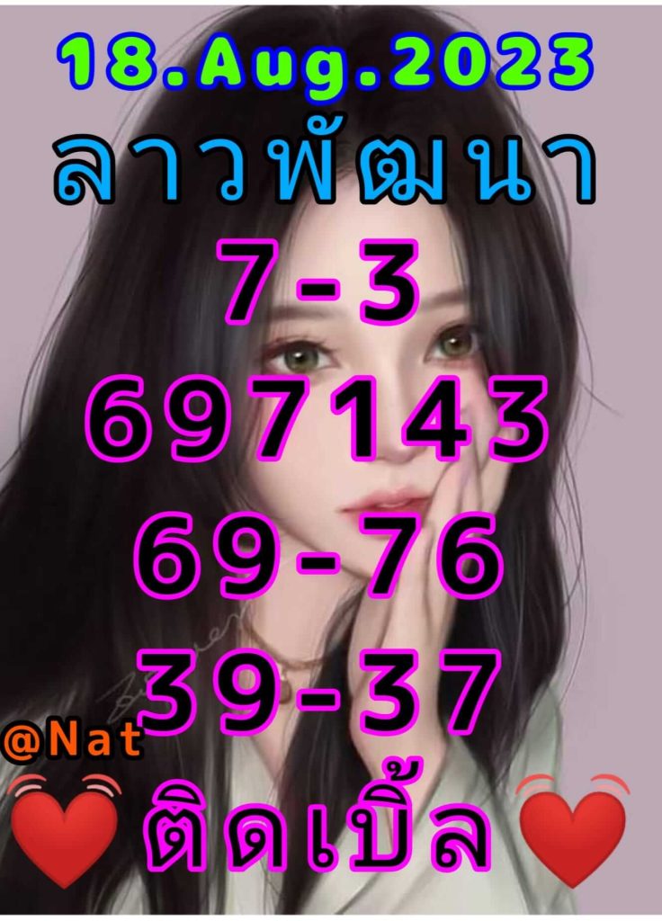 แนวทางหวยลาว 18/8/66 ชุดที่ 9