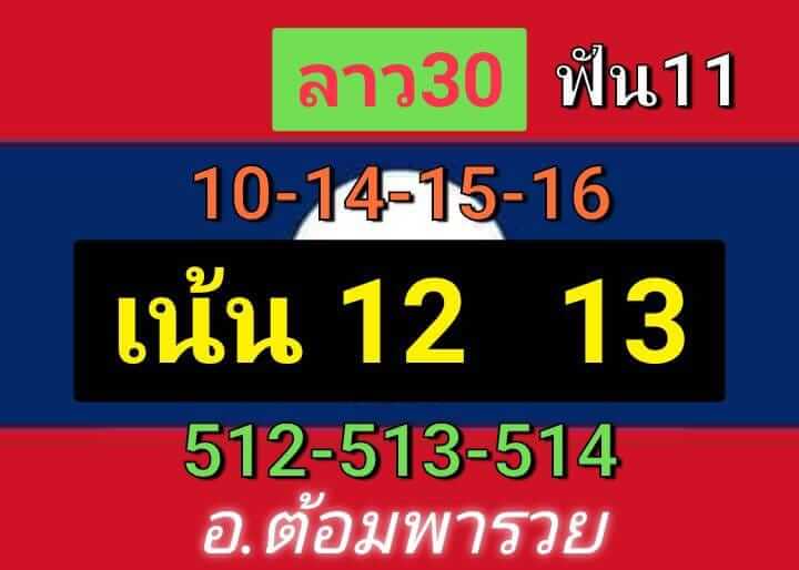 แนวทางหวยลาว 30/8/66 ชุดที่ 6