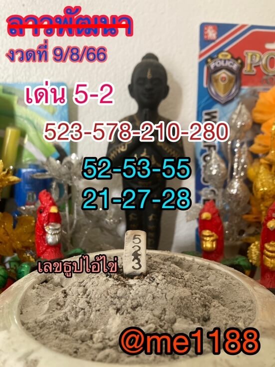 แนวทางหวยลาว 9/8/66 ชุดที่ 11