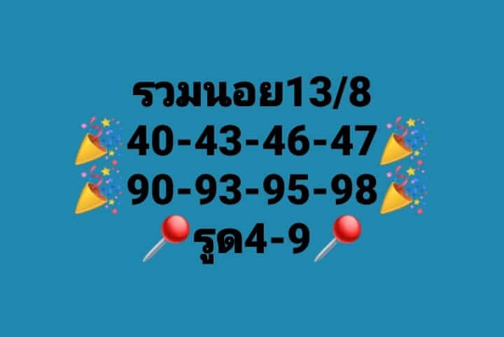 แนวทางหวยฮานอย 13/8/66 ชุดที่ 3