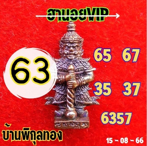 แนวทางหวยฮานอย 15/8/66 ชุดที่ 1