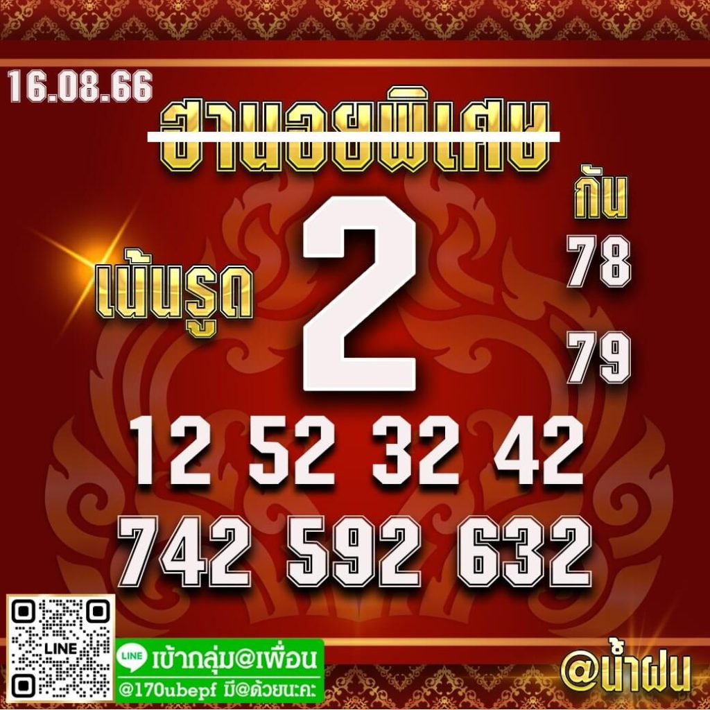 แนวทางหวยฮานอย 16/8/66 ชุดที่ 5