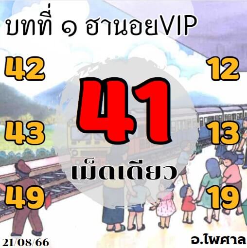 แนวทางหวยฮานอย 21/8/66 ชุดที่ 5