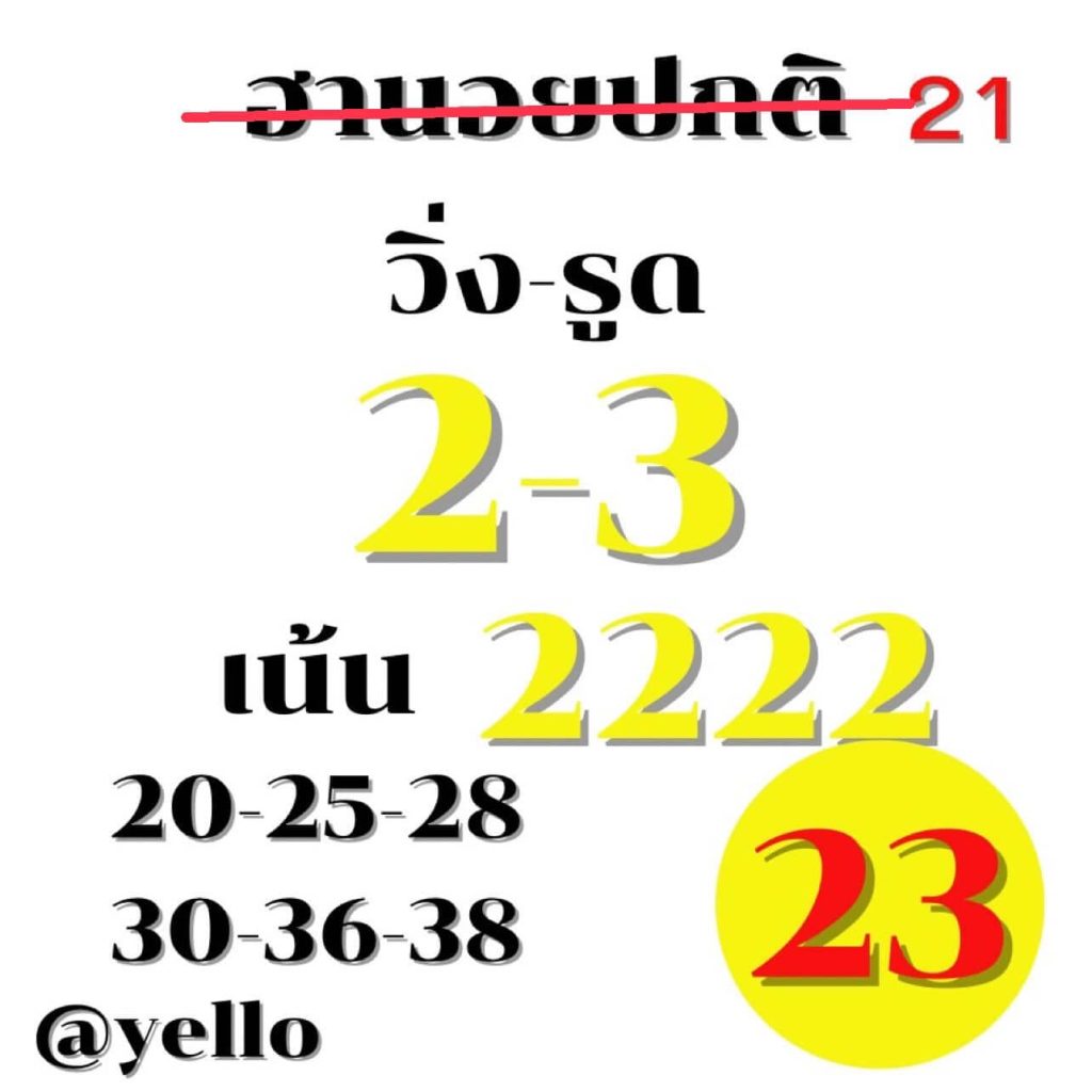 แนวทางหวยฮานอย 21/8/66 ชุดที่ 9