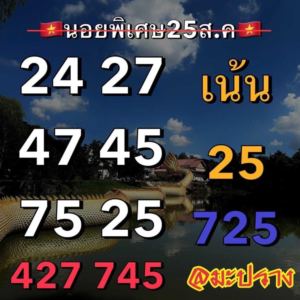 แนวทางหวยฮานอย 25/8/66 ชุดที่ 9