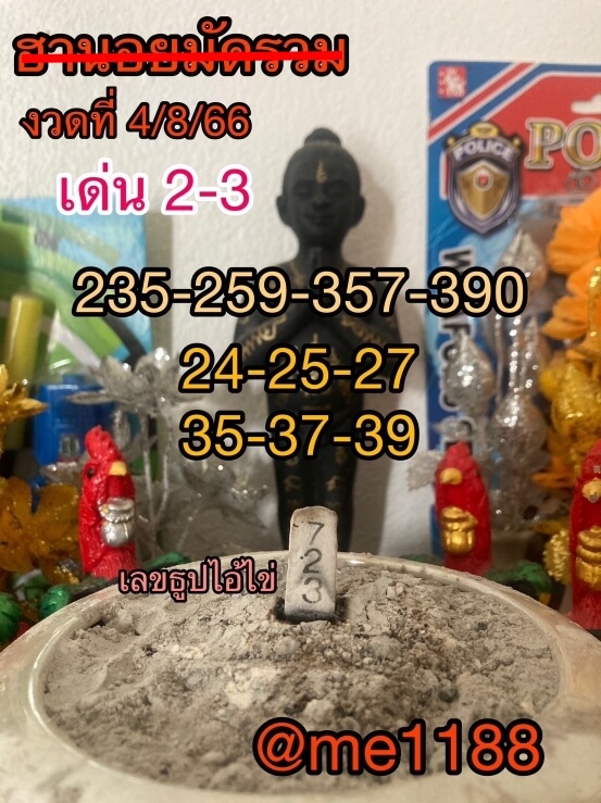 แนวทางหวยฮานอย 4/8/66 ชุดที่ 8