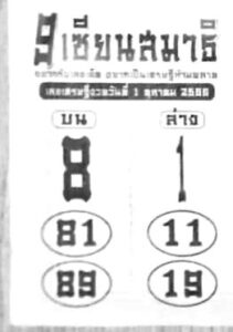 หวย9เซียนสมาธิ 1/10/66