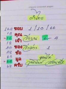 หวยจ้าวพายุ 1/10/66