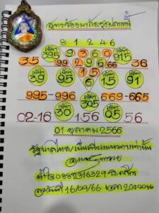 หวยเนตรพารวย 1/10/66
