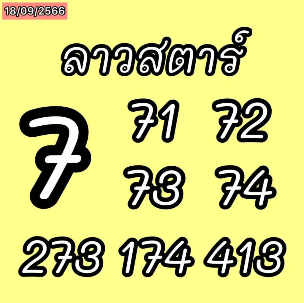 แนวทางหวยลาว 18/9/66 ชุดที่ 16