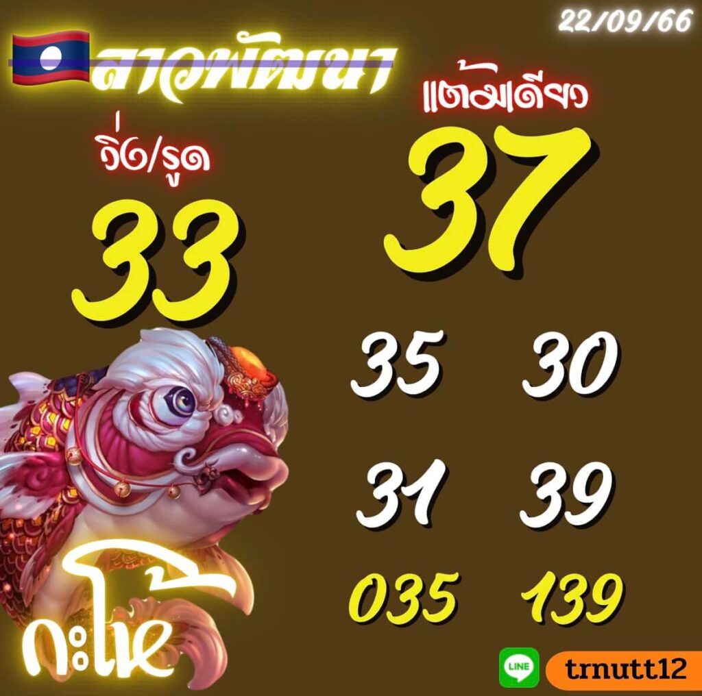 แนวทางหวยลาว 22/9/66 ชุดที่ 11