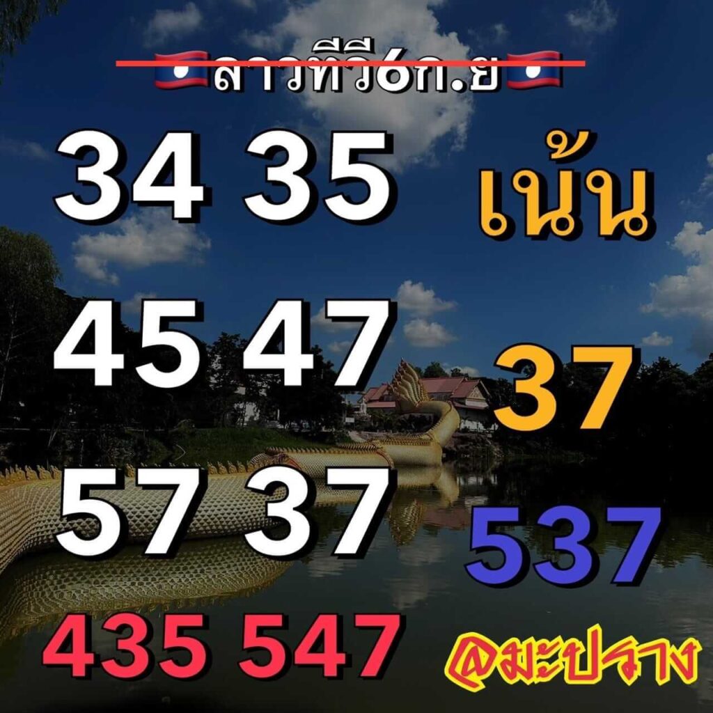 แนวทางหวยลาว 6/9/66 ชุดที่ 2