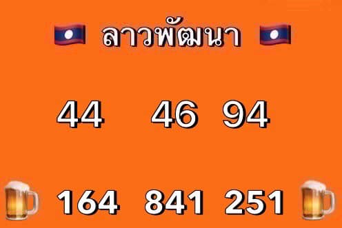 แนวทางหวยลาว 6/9/66 ชุดที่ 6