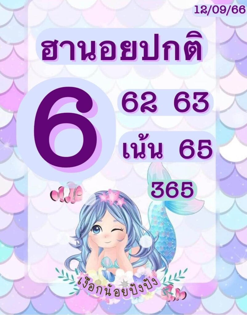 แนวทางหวยฮานอย 12/9/66 ชุดที่ 2